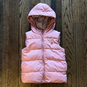 Next UK girl’s hooded puffer vest